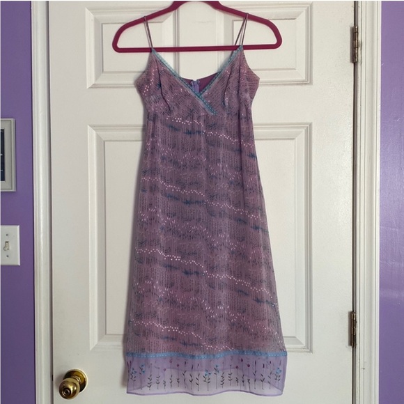 LAUNDRY BY SHELLI SEGAL Power Mesh Faux Wrap Slip Dress main image 1
